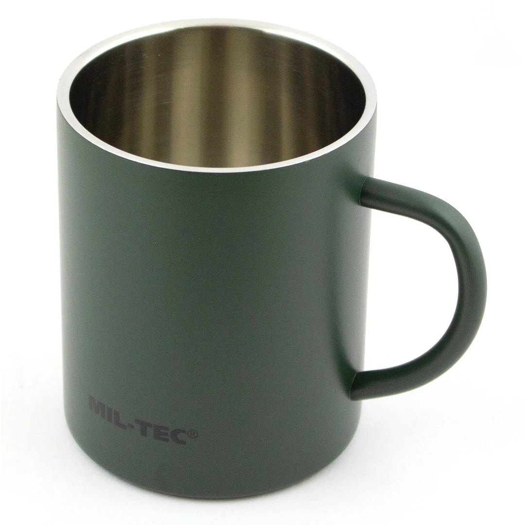 MIL-TEC LARGE INSULATED CAMPING MUG 450ml | For Camping Tea/Coffee Camping & Survival 1 MIL-TEC LARGE INSULATED CAMPING MUG 450ml | For Camping Tea/Coffee Camping & Survival