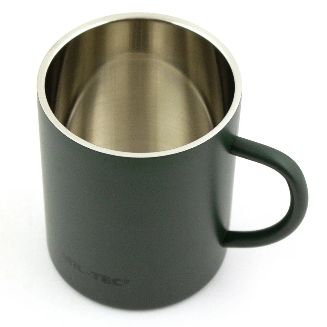 MIL-TEC LARGE INSULATED CAMPING MUG 450ml | For Camping Tea/Coffee Camping & Survival 5 MIL-TEC LARGE INSULATED CAMPING MUG 450ml | For Camping Tea/Coffee Camping & Survival