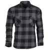 Clothing MIL-TEC LIGHTWEIGHT CHECK FLANNEL SHIRT | Men's Long Sleeve Top