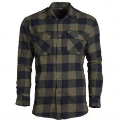 Clothing MIL-TEC LIGHTWEIGHT CHECK FLANNEL SHIRT | Men's Long Sleeve Top