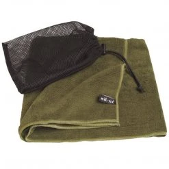 MIL-TEC LARGE MICROFIBRE CAMPING TOWEL | With Mesh Bag, 100cm X 50cm