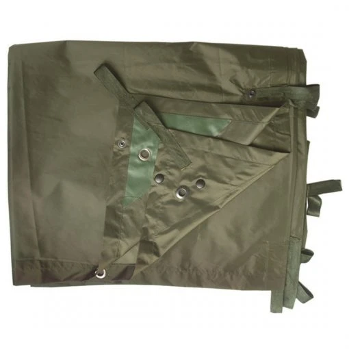 MIL-TEC NYLON BASHA OLIVE GREEN | Waterproof Tarp, 265cm X 170cm 5 MIL-TEC NYLON BASHA OLIVE GREEN | Waterproof Tarp, 265cm X 170cm