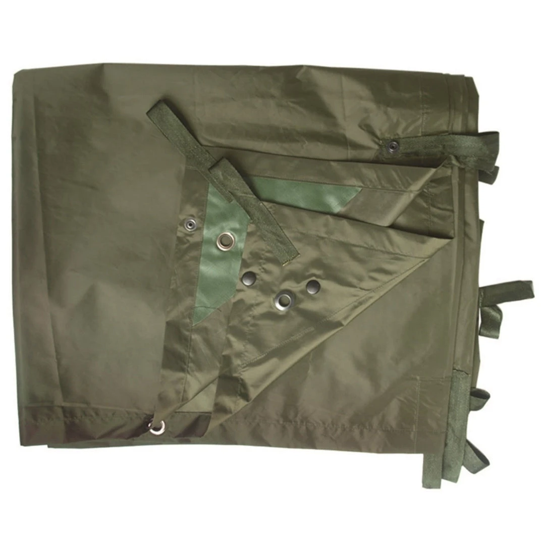 MIL-TEC NYLON BASHA OLIVE GREEN | Waterproof Tarp, 265cm X 170cm 1 MIL-TEC NYLON BASHA OLIVE GREEN | Waterproof Tarp, 265cm X 170cm
