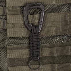 MIL-TEC PARACORD KEYHOLDER | With MOLLE Carabiner, D-Ring, 20.5cm