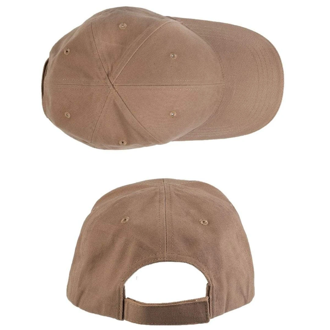 MIL-TEC PLAIN UNIFORM BASEBALL CAP | Men's Cotton Twill Strapback Hat Headwear 4 MIL-TEC PLAIN UNIFORM BASEBALL CAP | Men's Cotton Twill Strapback Hat Headwear
