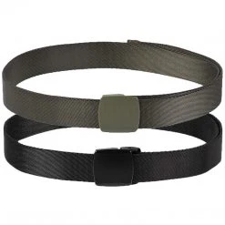 MIL-TEC QUICK RELEASE WEBBING BELT | Elasticated Nylon Belt, 1.5"
