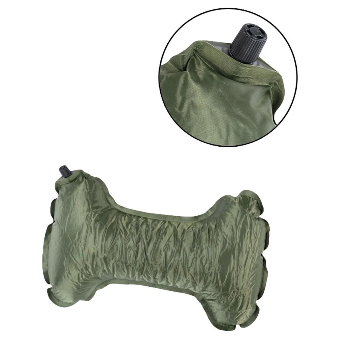 MIL-TEC SELF INFLATING NECK REST | Camping Pillow, 52cm X 20cm 2 MIL-TEC SELF INFLATING NECK REST | Camping Pillow, 52cm X 20cm