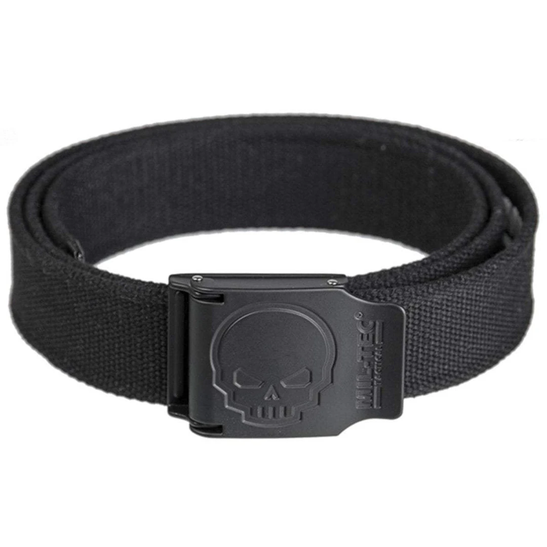 Clothing MIL-TEC SKULL TROUSER BELT | Adjustable, Zinc Alloy Buckle, 1.5" Clothing MIL-TEC SKULL TROUSER BELT | Adjustable, Zinc Alloy Buckle, 1.5"