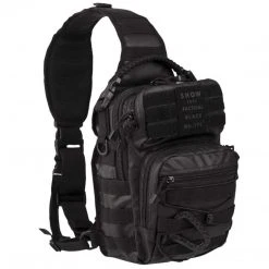 MIL-TEC SMALL SLINGBACK RUCKSACK 10L | MOLLE Backpack, Tactical Black
