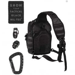 MIL-TEC SMALL SLINGBACK RUCKSACK 10L | MOLLE Backpack, Tactical Black