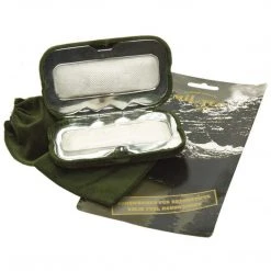 MIL-TEC SOLID FUEL POCKET HAND WARMER | Reusable, Flannel Outer
