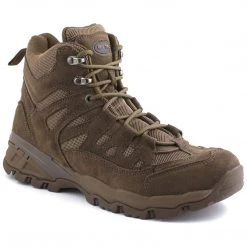 MIL-TEC SQUAD 5 MID BOOTS BROWN | Men's Lightweight Military Boot Footwear