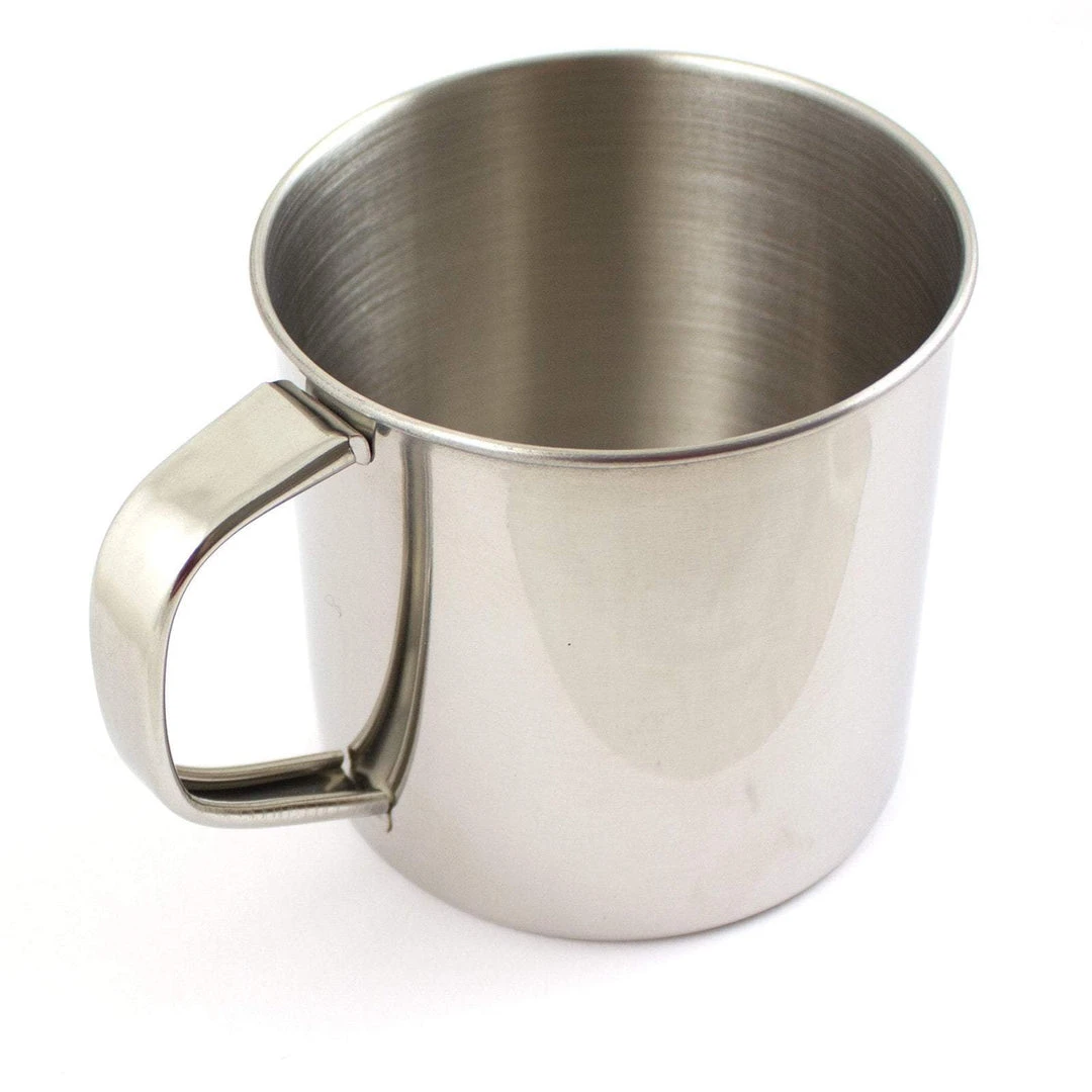 MIL-TEC STAINLESS STEEL CAMPING MUG 500ml | For Hot Or Cold Drinks Camping & Survival 1 MIL-TEC STAINLESS STEEL CAMPING MUG 500ml | For Hot Or Cold Drinks Camping & Survival