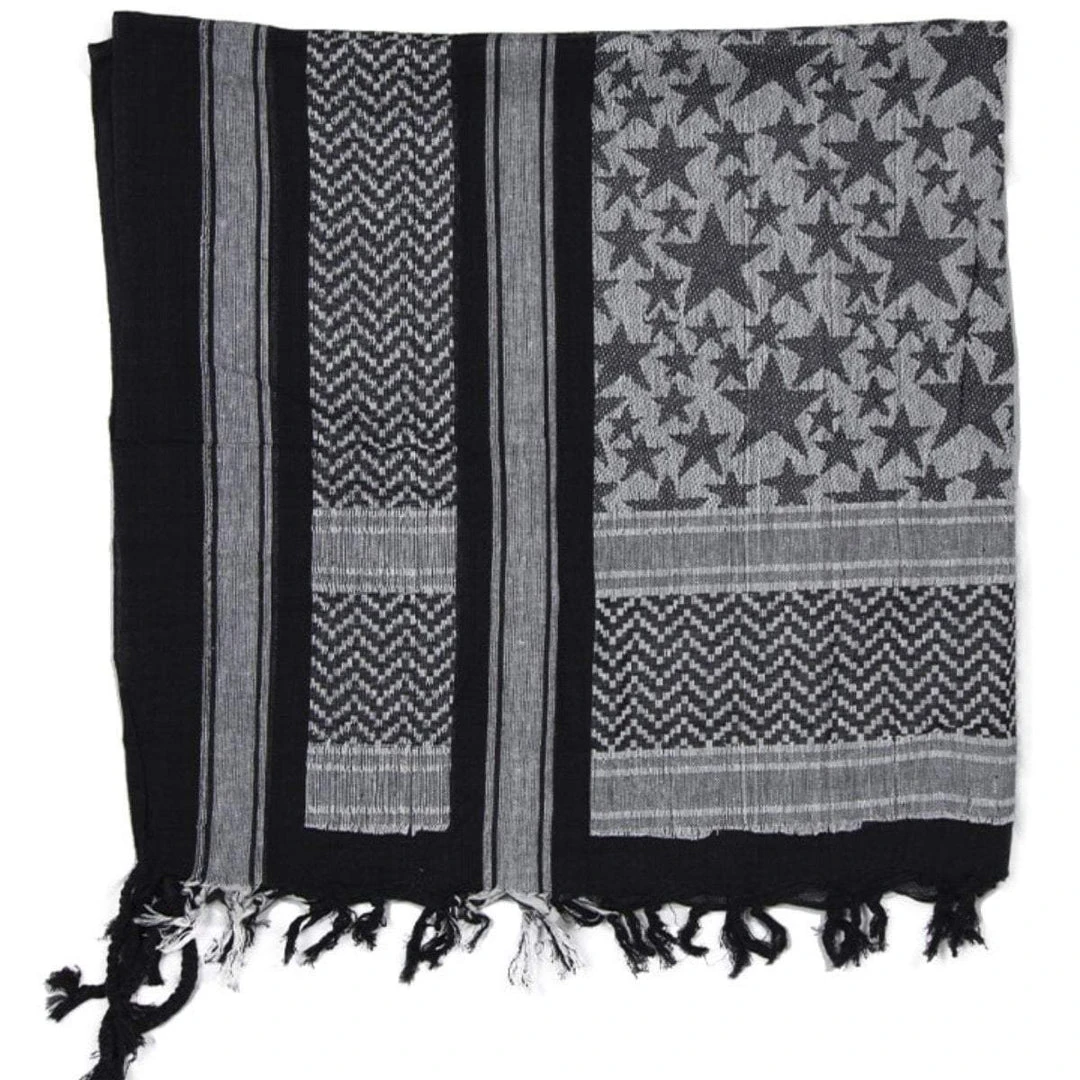 Clothing MIL-TEC STARS SHEMAGH SCARF | Multi-Functional Headwrap, 110cm X 110cm 2 Clothing MIL-TEC STARS SHEMAGH SCARF | Multi-Functional Headwrap, 110cm X 110cm