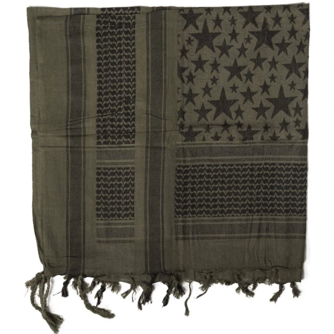 Clothing MIL-TEC STARS SHEMAGH SCARF | Multi-Functional Headwrap, 110cm X 110cm 4 Clothing MIL-TEC STARS SHEMAGH SCARF | Multi-Functional Headwrap, 110cm X 110cm
