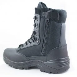 Footwear MIL-TEC TACTICAL SIDE ZIP BOOTS BLACK | Thinsulate Lined Duty Boot