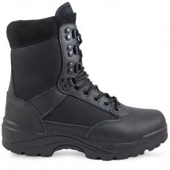 Footwear MIL-TEC TACTICAL SIDE ZIP BOOTS BLACK | Thinsulate Lined Duty Boot