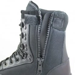 Footwear MIL-TEC TACTICAL SIDE ZIP BOOTS BLACK | Thinsulate Lined Duty Boot