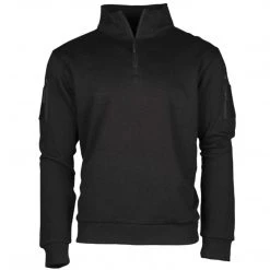 MIL-TEC TACTICAL SWEATER | Men's Pullover With 1/4 Zip, Fleece Lined 10 MIL-TEC TACTICAL SWEATER | Men's Pullover With 1/4 Zip, Fleece Lined