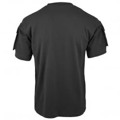 Clothing MIL-TEC TACTICAL T-SHIRT | Men's Tee With Arm Pockets, Plain Black