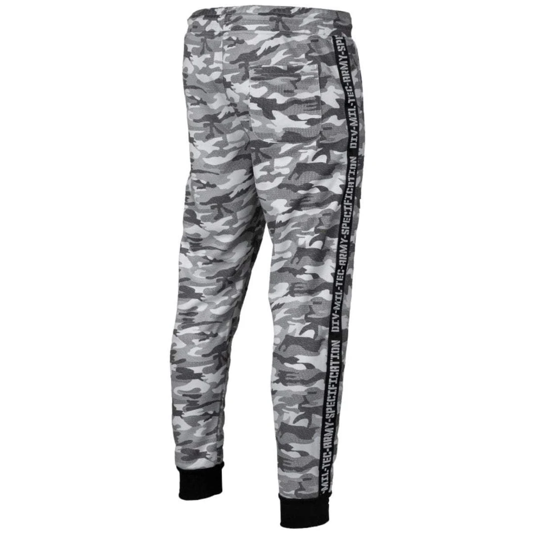 MIL-TEC TRACKY BOTTOMS | Men's Stretchy, Breathable Camo Track Pants Clothing MIL-TEC TRACKY BOTTOMS | Men's Stretchy, Breathable Camo Track Pants Clothing