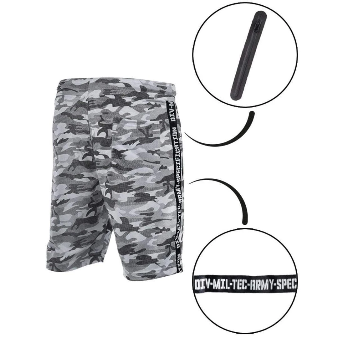 MIL-TEC TRAINING SHORTS | Men's Camo Breathable Tracksuit Short MIL-TEC TRAINING SHORTS | Men's Camo Breathable Tracksuit Short