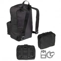 Bags, Packs & Boxes MIL-TEC ULTRA COMPACT ASSAULT PACK 15L BLACK | Packable MOLLE Rucksack
