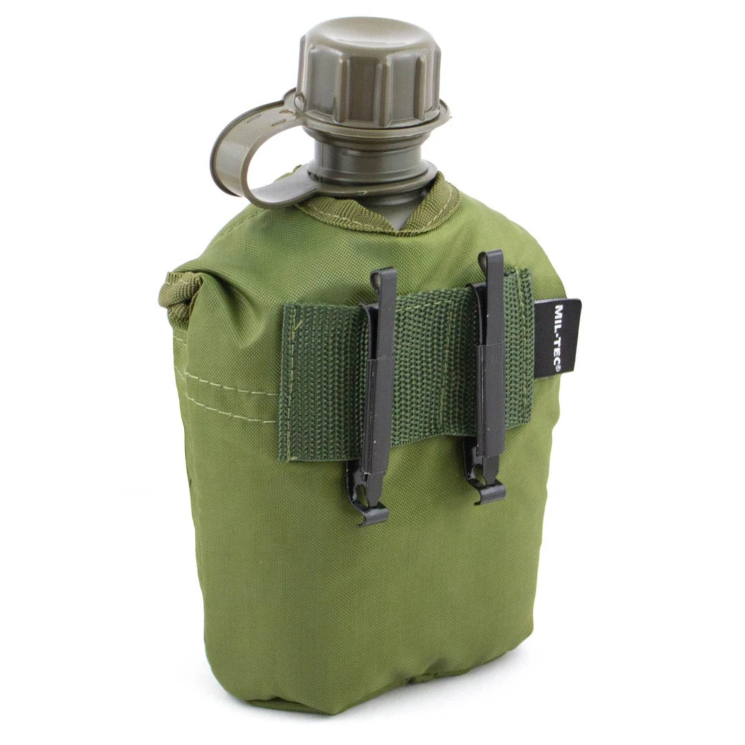 MIL-TEC WATER BOTTLE & COVER SET 950ml | Military Canteen & Pouch Camping & Survival 3 MIL-TEC WATER BOTTLE & COVER SET 950ml | Military Canteen & Pouch Camping & Survival
