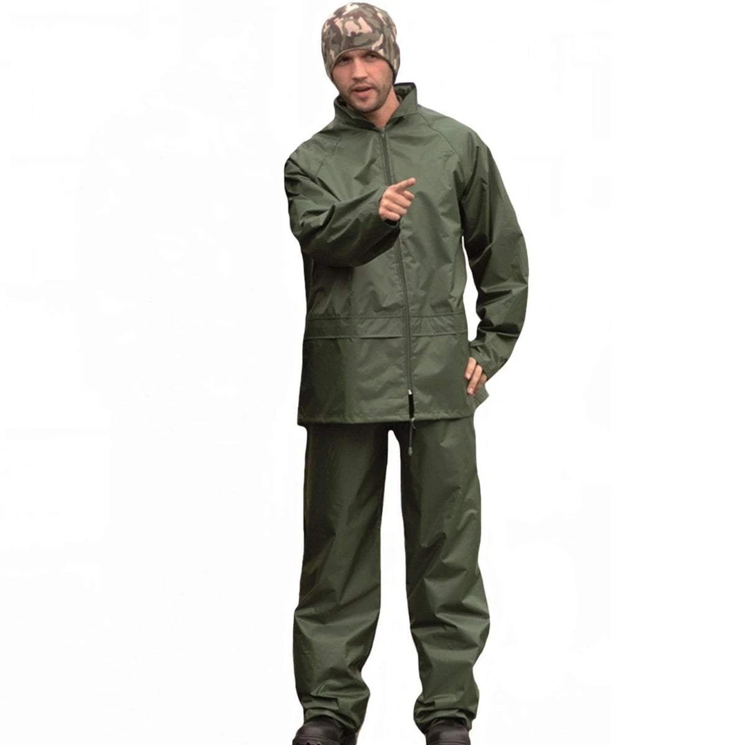 Discontinued Product MIL-TEC WATERPROOF SUIT | Men's Hooded Jacket & Trouser Set Rainwear 1 Discontinued Product MIL-TEC WATERPROOF SUIT | Men's Hooded Jacket & Trouser Set Rainwear