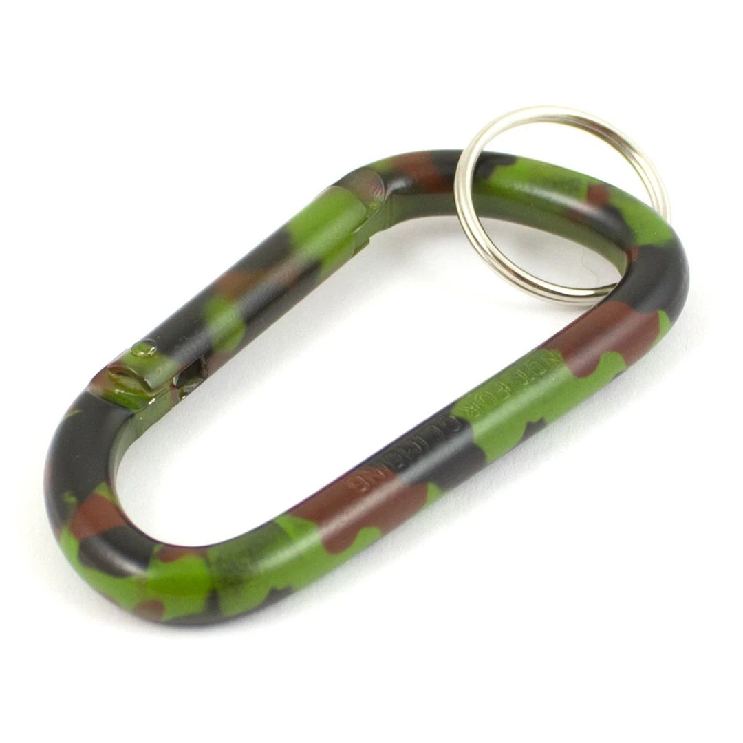 Mil-Tec Other Bag Accessories MINI ALUMINIUM CARABINER KEYRING | Matte Camouflage Finish 4 Mil-Tec Other Bag Accessories MINI ALUMINIUM CARABINER KEYRING | Matte Camouflage Finish