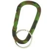 Mil-Tec Other Bag Accessories MINI ALUMINIUM CARABINER KEYRING | Matte Camouflage Finish