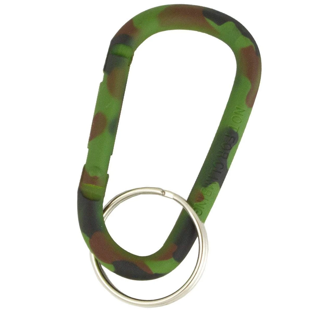 Mil-Tec Other Bag Accessories MINI ALUMINIUM CARABINER KEYRING | Matte Camouflage Finish 1 Mil-Tec Other Bag Accessories MINI ALUMINIUM CARABINER KEYRING | Matte Camouflage Finish