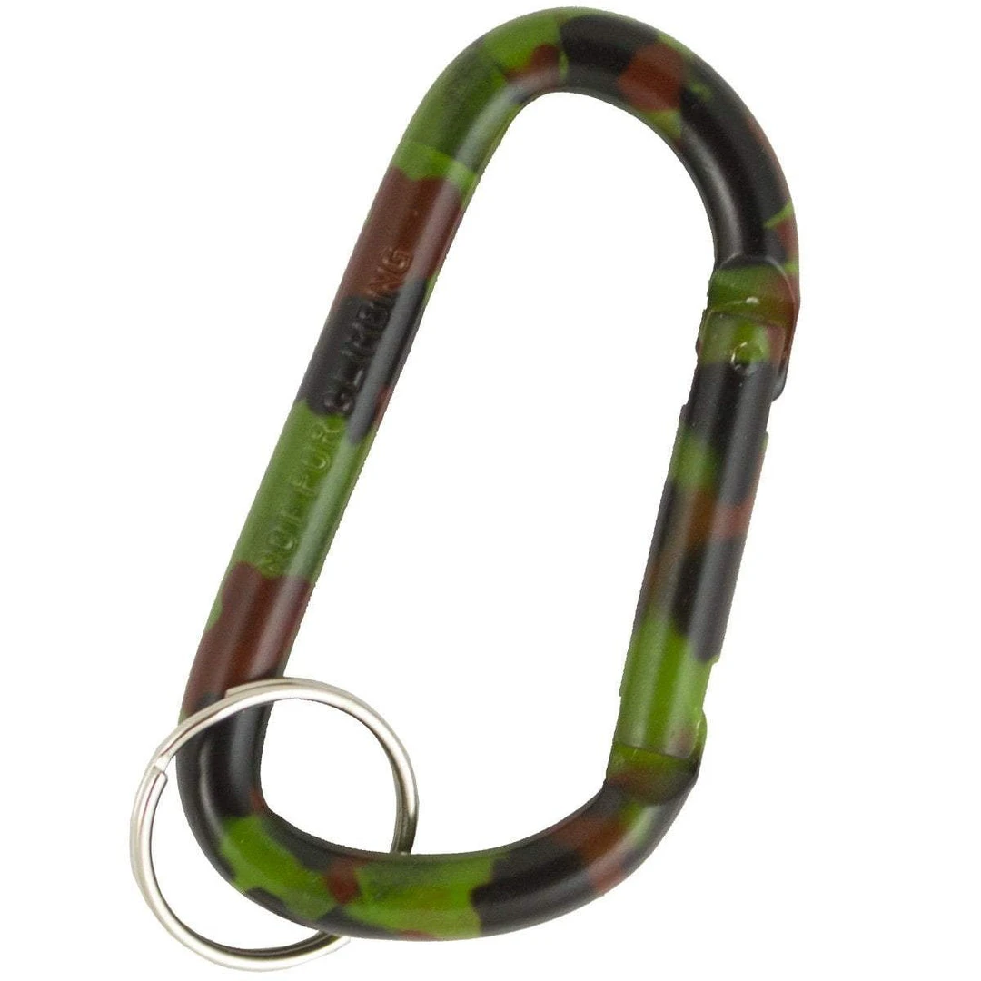 Mil-Tec Other Bag Accessories MINI ALUMINIUM CARABINER KEYRING | Matte Camouflage Finish 3 Mil-Tec Other Bag Accessories MINI ALUMINIUM CARABINER KEYRING | Matte Camouflage Finish