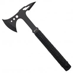 MTECH SURVIVAL HATCHET | One-Piece Steel Axe With Black Finish, 38cm