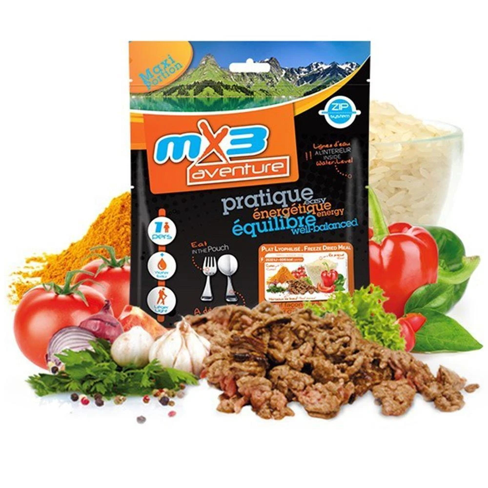 MX3 Adventure Freeze Dried Beef Goulash With Rice | 606 KCAL Camping & Survival 1 MX3 Adventure Freeze Dried Beef Goulash With Rice | 606 KCAL Camping & Survival