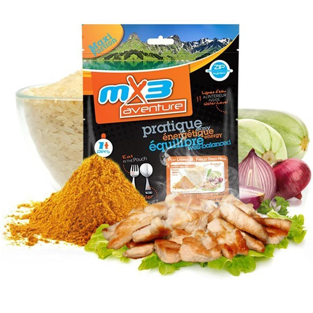 MX3 Adventure Freeze Dried Chicken Colombo | 636 KCAL 1 MX3 Adventure Freeze Dried Chicken Colombo | 636 KCAL