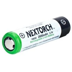 NEXTORCH 2600mAh 18650 | Cold-Extrusion Rechargeable Battery