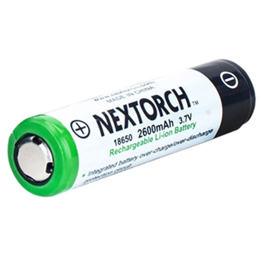 NEXTORCH 2600mAh 18650 | Cold-Extrusion Rechargeable Battery 1 NEXTORCH 2600mAh 18650 | Cold-Extrusion Rechargeable Battery