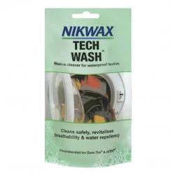 NIKWAX TECH WASH 100ml POUCH | Technical Cleaner For Waterproof Fabric Clothing