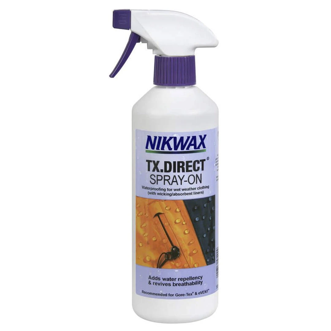 Clothing NIKWAX TX-DIRECT SPRAY-ON 500ml | Waterproofing For Wet Weather Gear 1 Clothing NIKWAX TX-DIRECT SPRAY-ON 500ml | Waterproofing For Wet Weather Gear