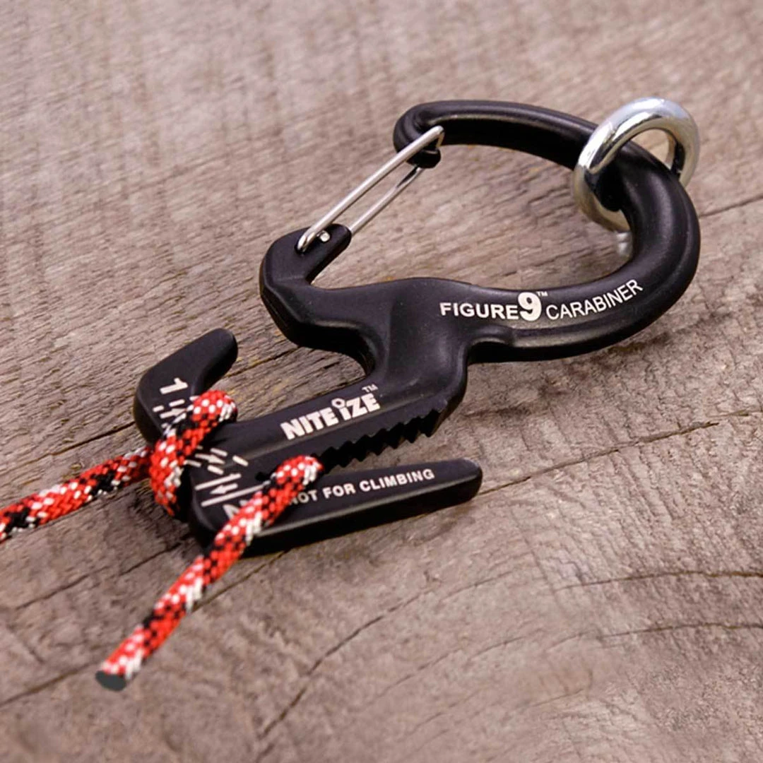 NITE IZE FIGURE 9 CARABINER SMALL | Secures Rope Without Knots 2mm-5mm Camping Accessories NITE IZE FIGURE 9 CARABINER SMALL | Secures Rope Without Knots 2mm-5mm Camping Accessories