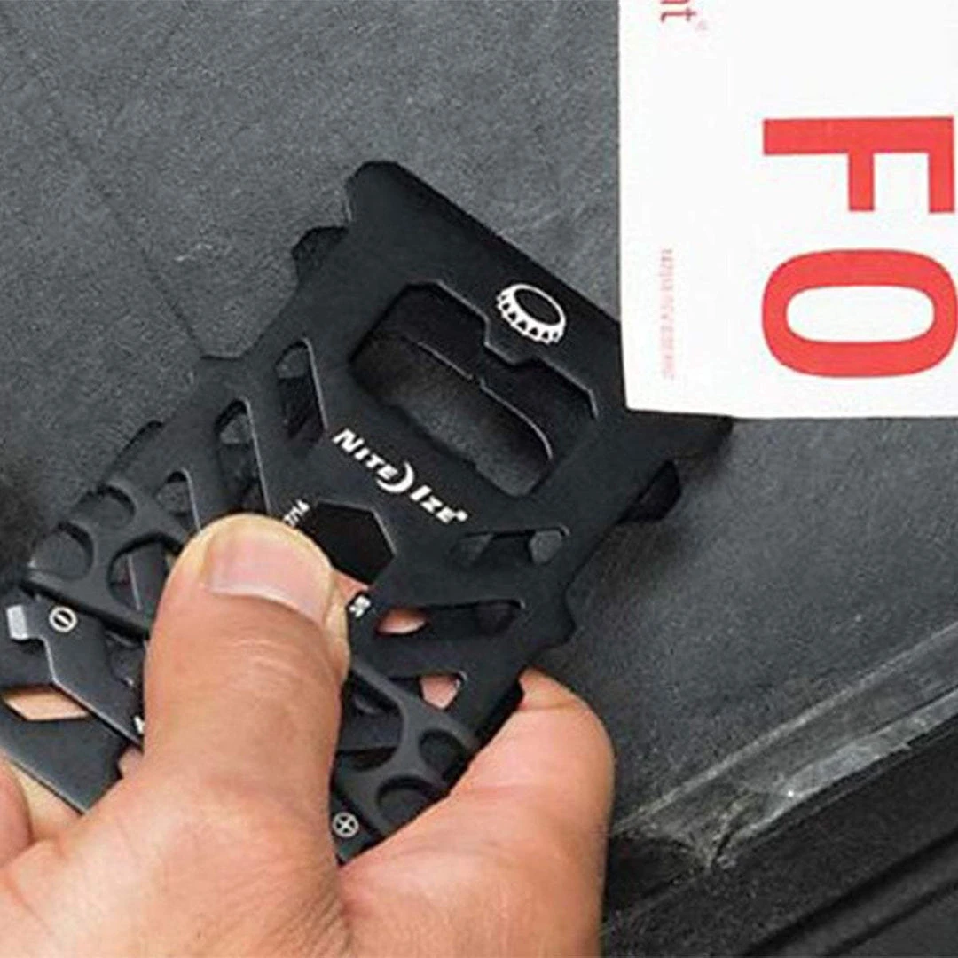 NITE IZE FINANCIAL TOOL® RFID BLOCKING WALLET | Multi-Tool Card Holder Wallets & ID Holders 7 NITE IZE FINANCIAL TOOL® RFID BLOCKING WALLET | Multi-Tool Card Holder Wallets & ID Holders