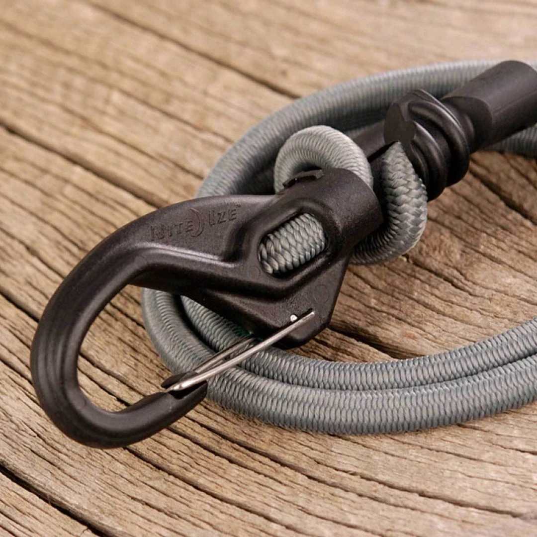 Other Bag Accessories NITE IZE KNOTBONE BUNGEE #5 | Carabiner Ended Adjustable Bungee, 5mm 2 Other Bag Accessories NITE IZE KNOTBONE BUNGEE #5 | Carabiner Ended Adjustable Bungee, 5mm