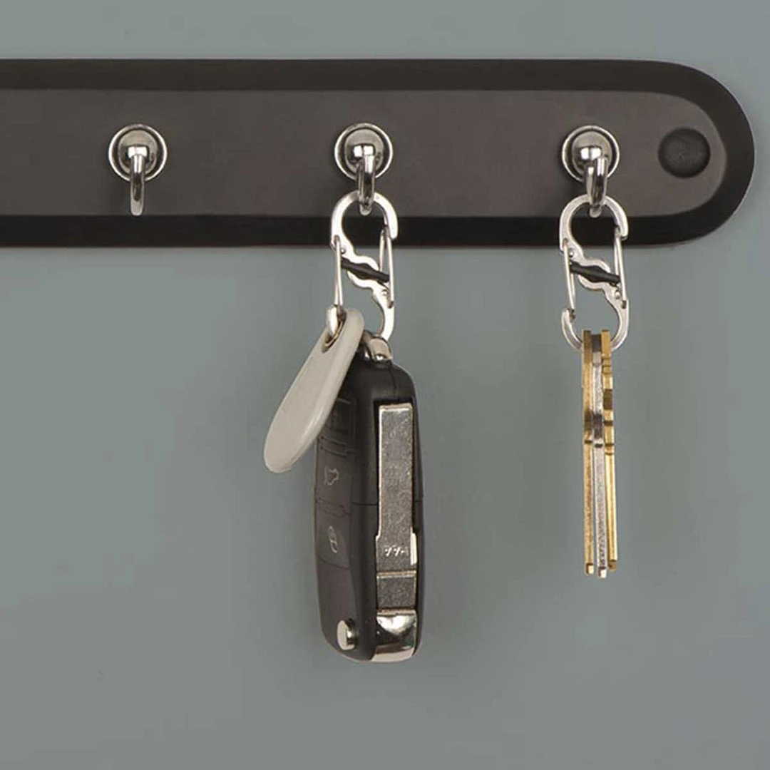 NITE IZE S-BINER MICROLOCK STAINLESS STEEL | Pack Of Two 3.5cm X 1.5cm 8 NITE IZE S-BINER MICROLOCK STAINLESS STEEL | Pack Of Two 3.5cm X 1.5cm