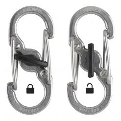 NITE IZE S-BINER MICROLOCK STAINLESS STEEL | Pack Of Two 3.5cm X 1.5cm 13 NITE IZE S-BINER MICROLOCK STAINLESS STEEL | Pack Of Two 3.5cm X 1.5cm