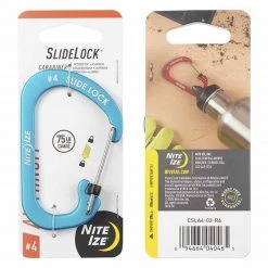 Other Bag Accessories NITE IZE S-BINER SLIDELOCK ALUMINIUM #4 | Locking Gate, 5.2cm X 8.1cm