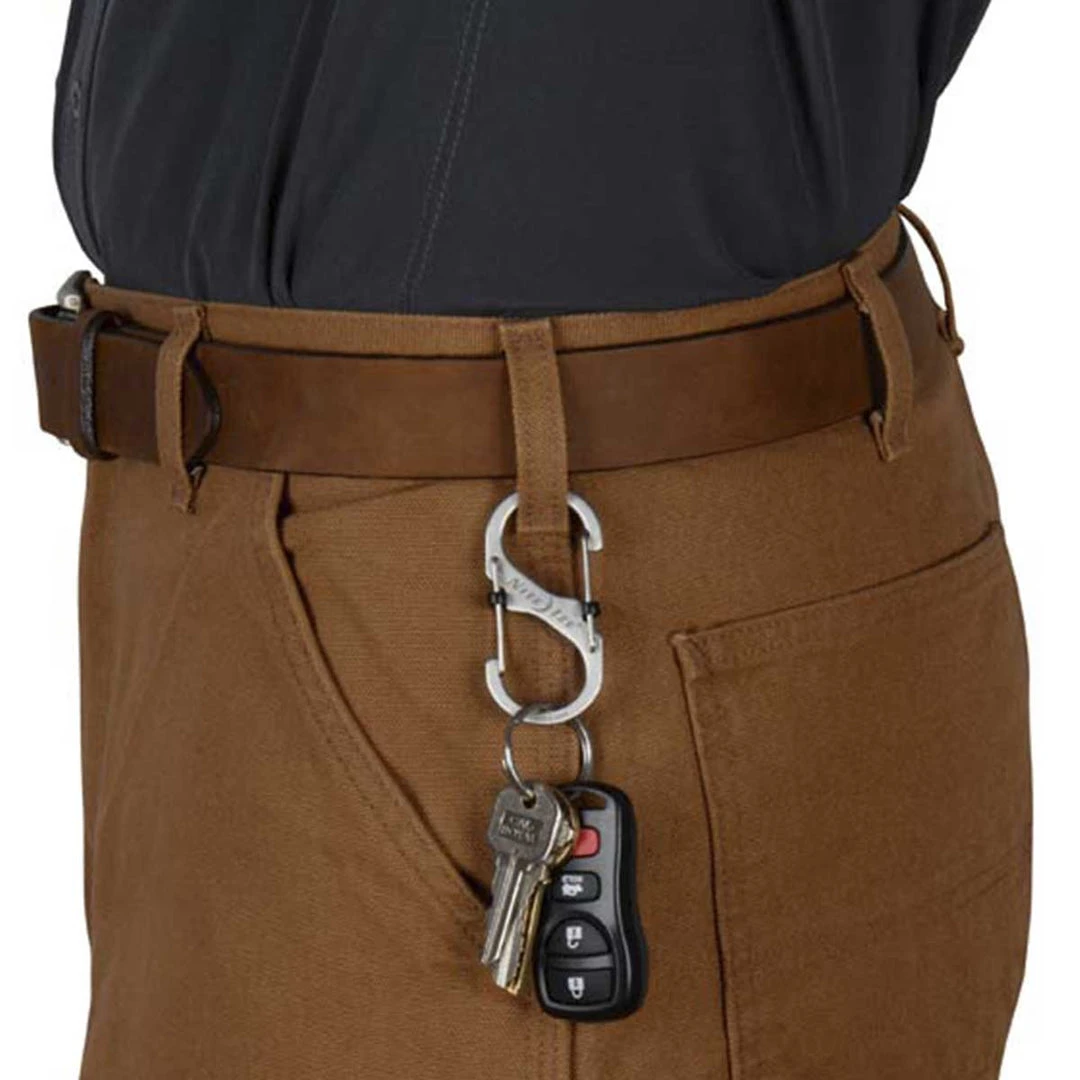 NITE IZE S-BINER SLIDELOCK STAINLESS STEEL #3 | Locking, 3cm X 6.8cm Other Bag Accessories 4 NITE IZE S-BINER SLIDELOCK STAINLESS STEEL #3 | Locking, 3cm X 6.8cm Other Bag Accessories