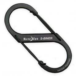 NITE IZE S-BINER STAINLESS STEEL DUAL CARABINER #1 | 3.9cm X 1.4cm Other Bag Accessories