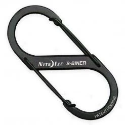 NITE IZE S-BINER STAINLESS STEEL DUAL CARABINER #4 | 8.8cm X 3.8cm