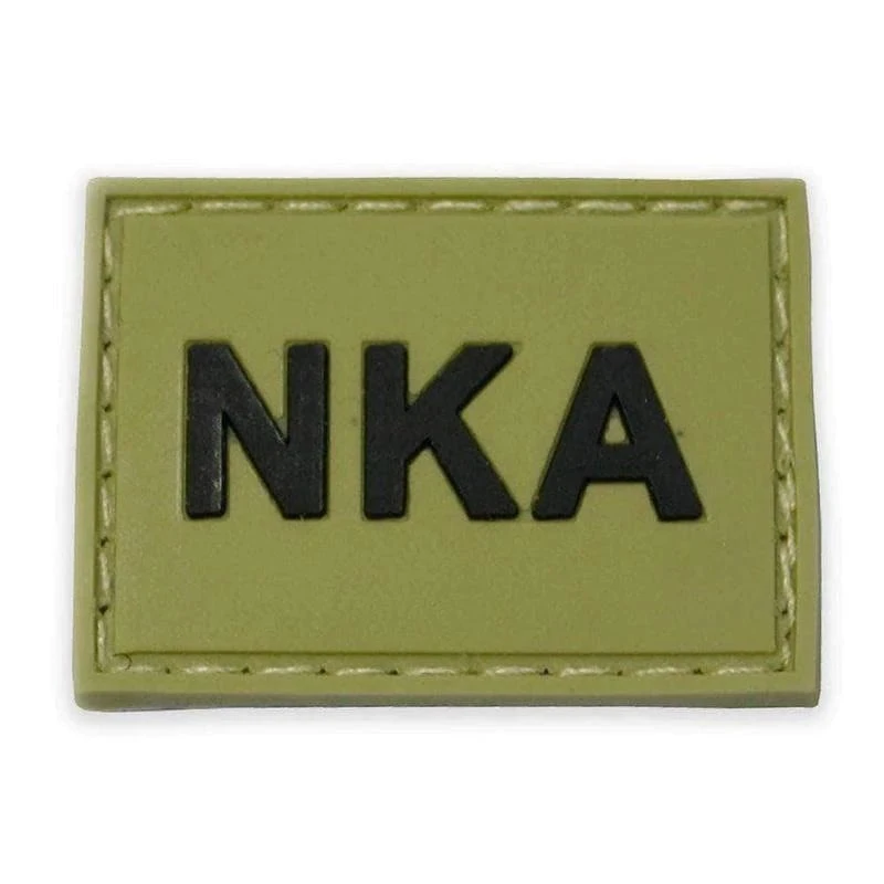 Unbranded NKA PATCH | No Known Allergy, PVC, Hook & Loop, 3.5 Cm X 2 Cm 2 Unbranded NKA PATCH | No Known Allergy, PVC, Hook & Loop, 3.5 Cm X 2 Cm